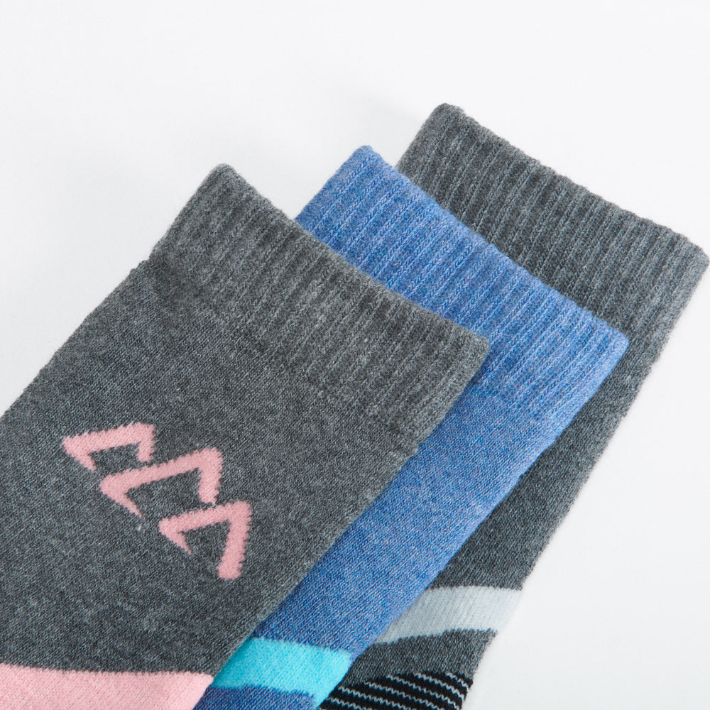 Pack x3 calcetines trekking colores MKL