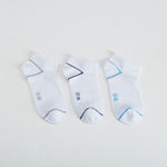 Pack 3x calcetines tobilleros blancos MKL