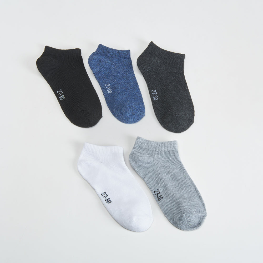 Pack x5 calcetines invisibles básicos MKL