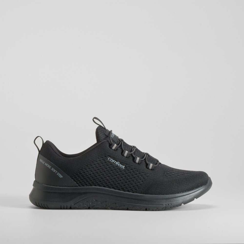 Deportiva bungees negra COMFEET
