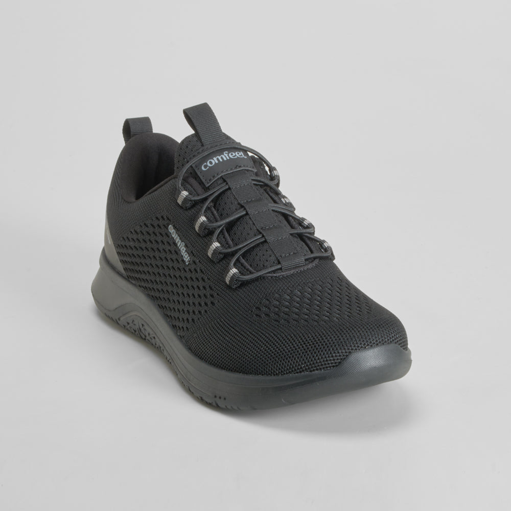 Deportiva bungees negra COMFEET