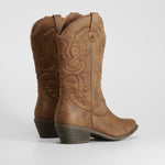 Bota campera alta tacón NYC