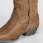 Bota campera alta tacón NYC