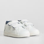 Tenis bebé básico blanco y azul UTWO