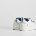 Tenis bebé básico blanco y azul UTWO
