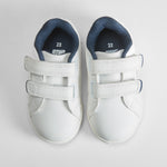 Tenis bebé básico blanco y azul UTWO