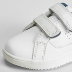 Tenis bebé básico blanco y azul UTWO
