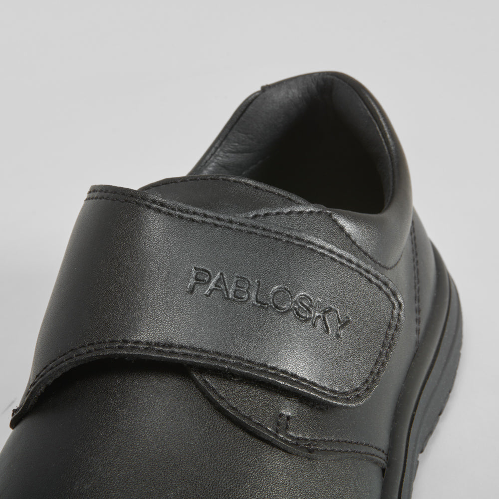 Zapato colegial respetuoso piel negro PABLOSKY