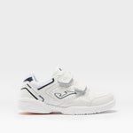 Tenis básico School blanco y azul marino de JOMA