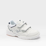 Tenis básico School blanco y azul marino de JOMA