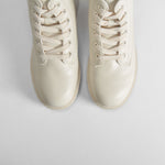 Botín militar plano beige OH GIRL