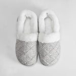 Zapatilla casa tricot forro gris OLYNE