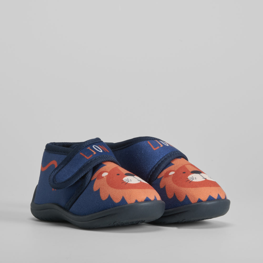 Zapatilla casa león bebé OLYNE