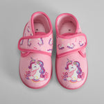 Zapatilla casa unicornio rosa OLYNE