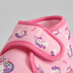Zapatilla casa unicornio rosa OLYNE