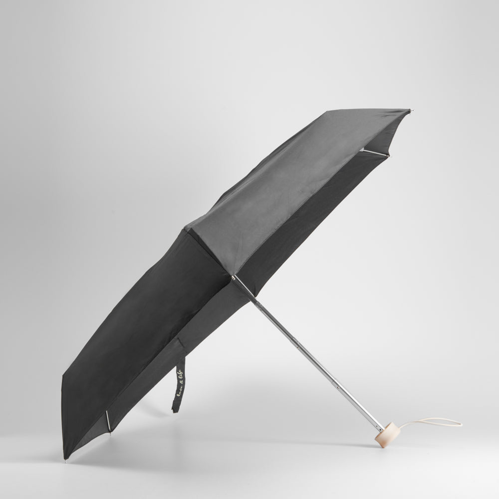Paraguas plegable mini negro