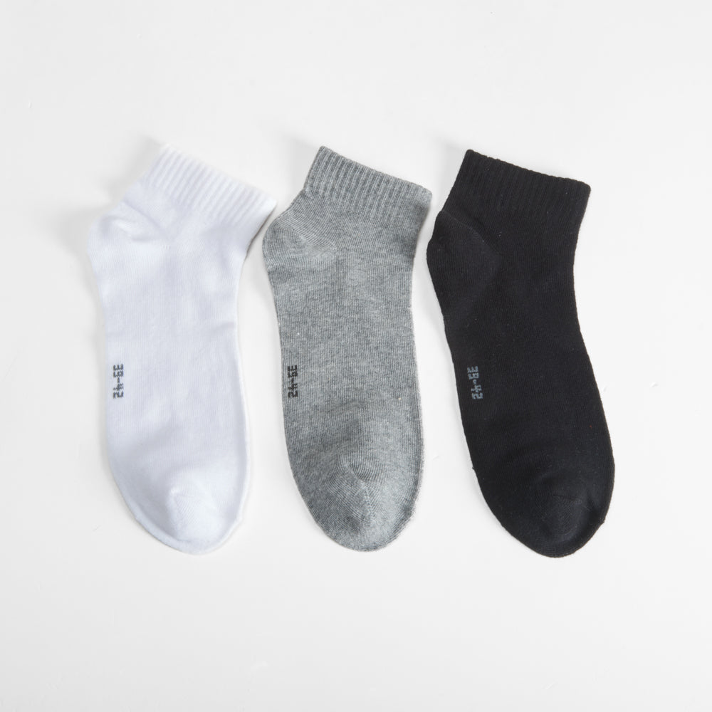 Pack 3x calcetines tobilleros básicos hombre