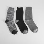 Pack de 3x calcetines largos jaspeado trabajo homb