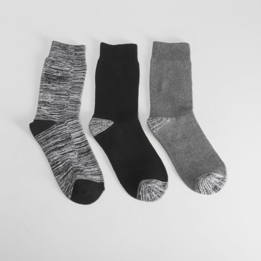 Pack de 3x calcetines largos jaspeado trabajo homb