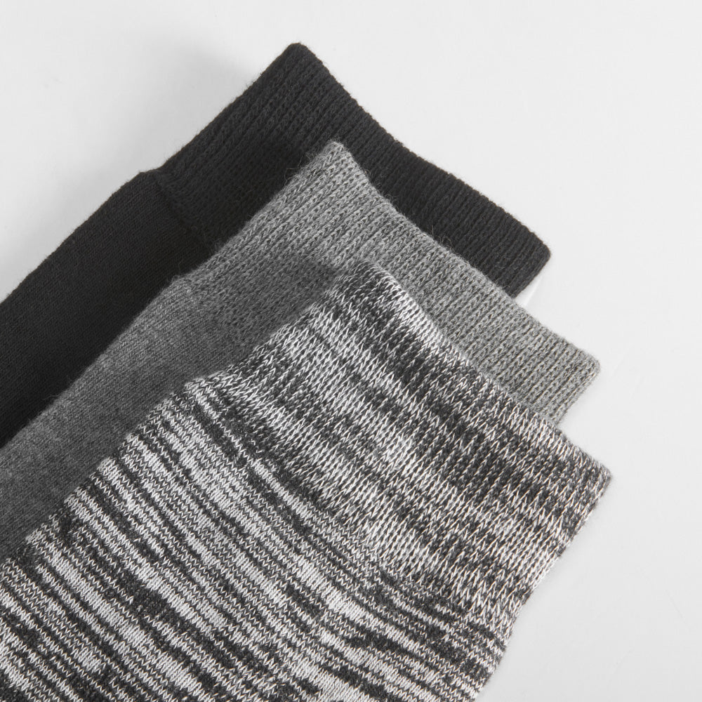 Pack de 3x calcetines largos jaspeado trabajo homb