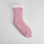 Calcetines antideslizantes forrados rosa