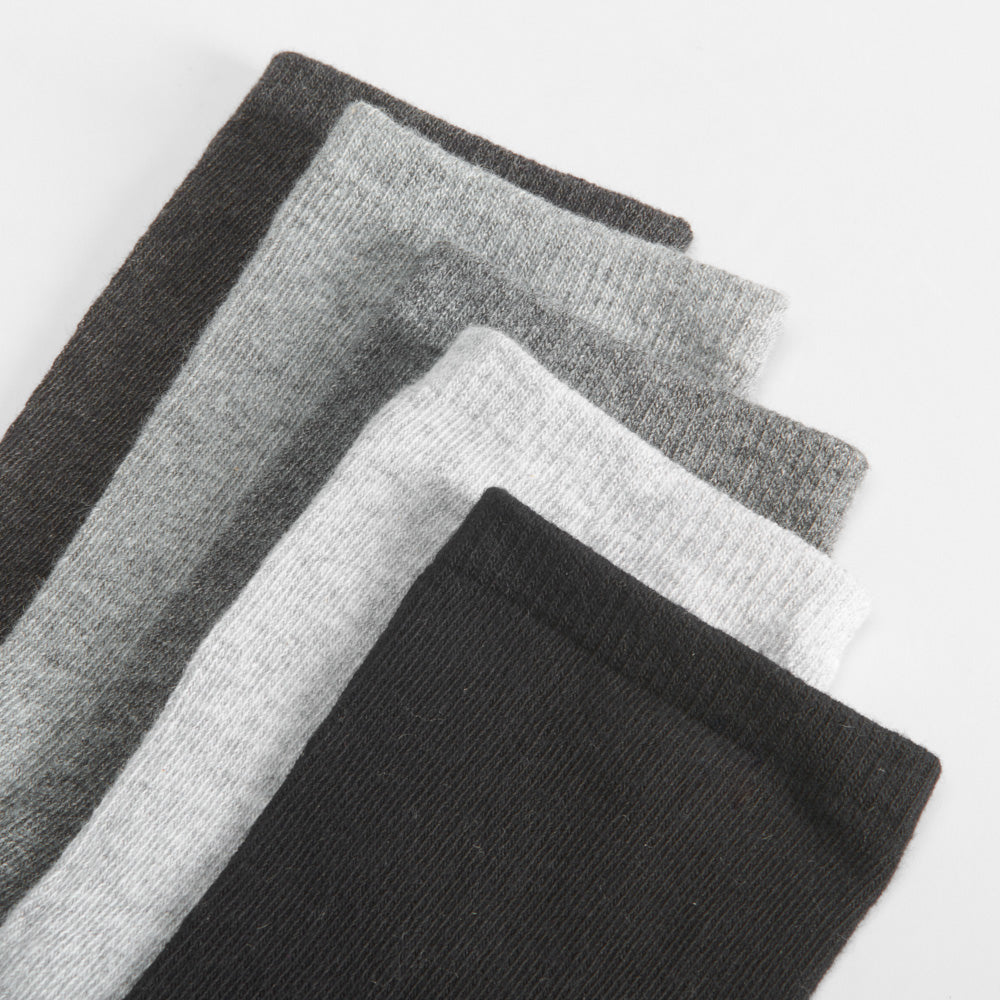 Pack 5x calcetines largos gris mujer