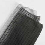 Pack x3 calcetines largos gris negro de mujer