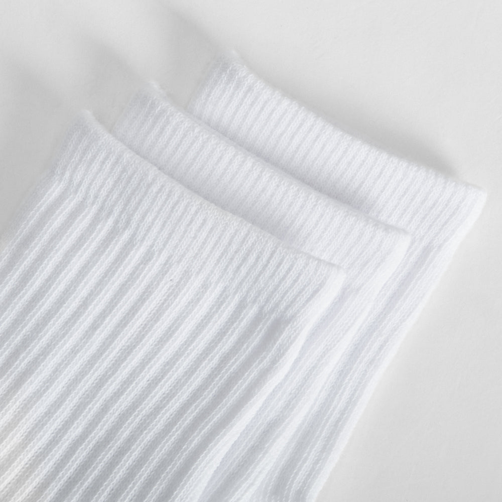 Pack 3 calcetines tobilleros blancos niños