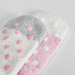 Pack 2x calcetines antideslizantes rosa unicornio