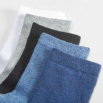 Pack x5 calcetines largos lisos colores bebé