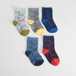 Pack x5 calcetines largos dinos bebé