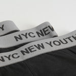 Pack x3 slips hombre negro gris