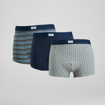 Pack x3 boxers estampados multicolor hombre
