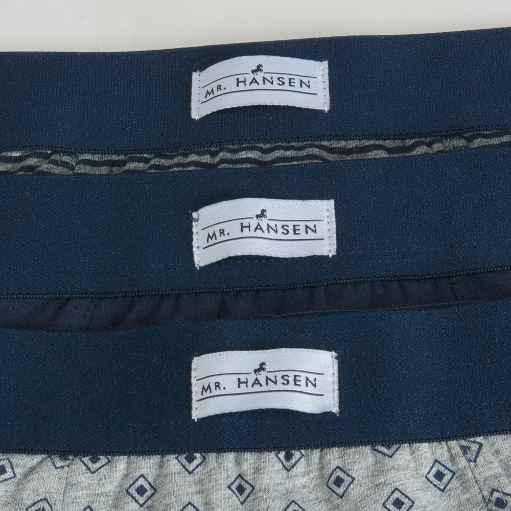 Pack x3 boxers estampados multicolor hombre