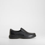 Deportivo slip on negro de piel COMFEET