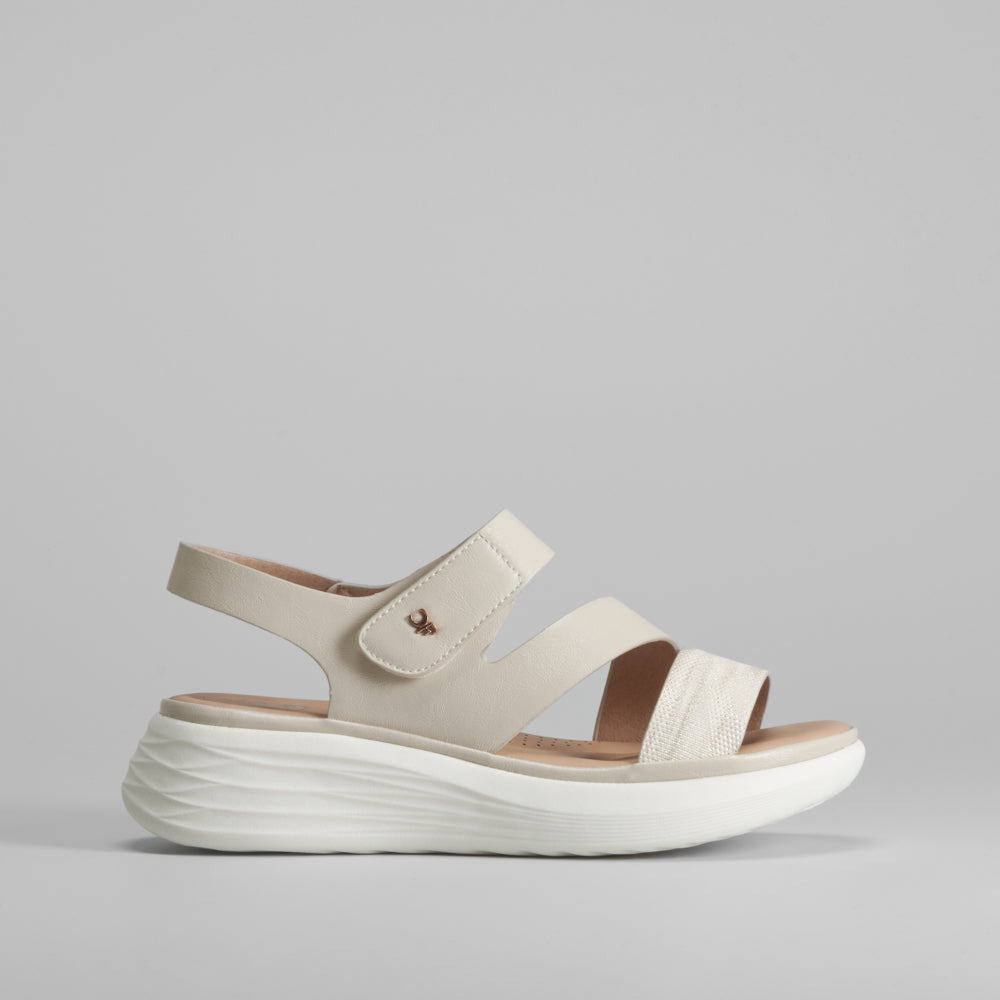 Sandalia plataforma velcro COMFEET