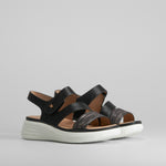 Sandalia plataforma velcro COMFEET