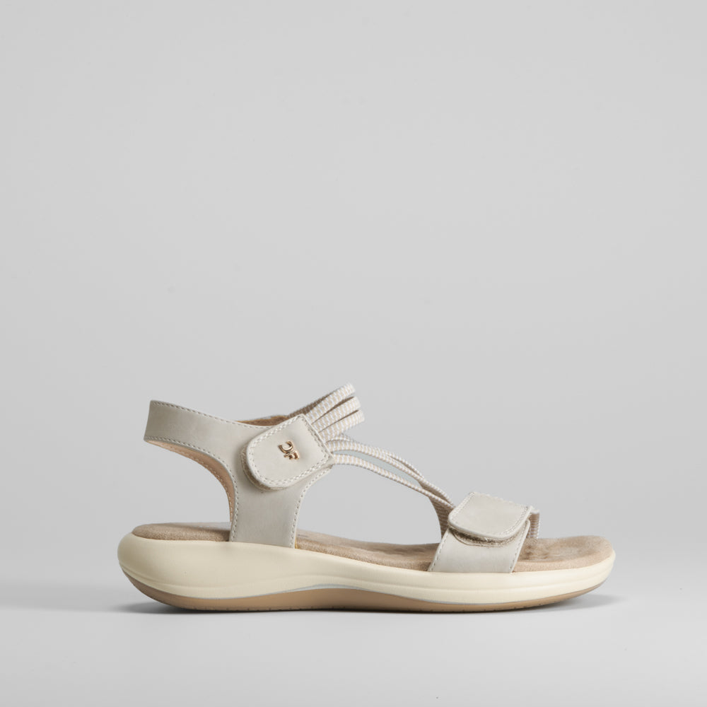 Sandalia sport velcros y elásticos COMFEET