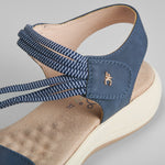 Sandalia sport velcros y elásticos COMFEET