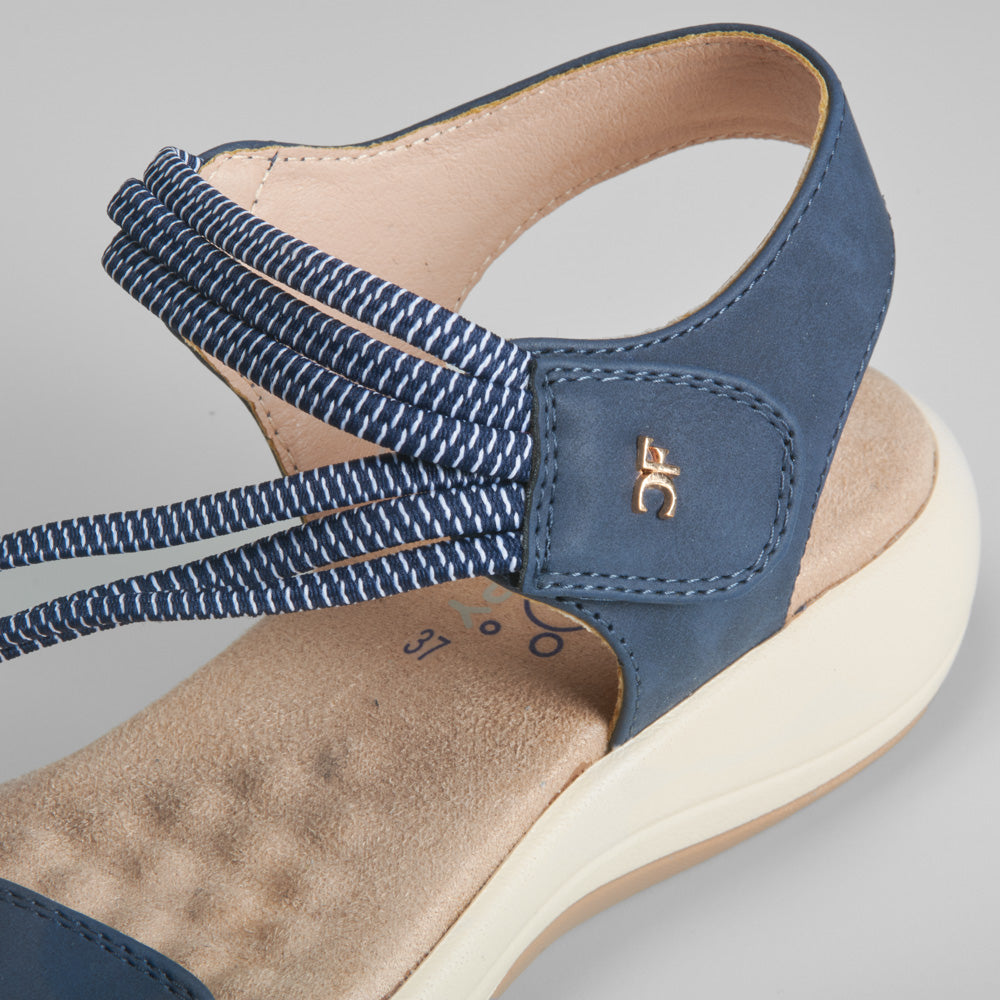 Sandalia sport velcros y elásticos COMFEET