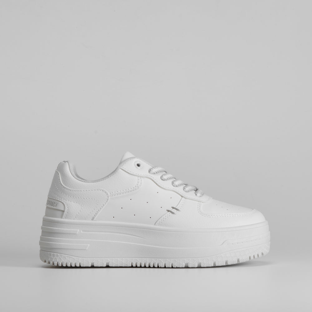 Deportiva plataforma básica blanca NYC