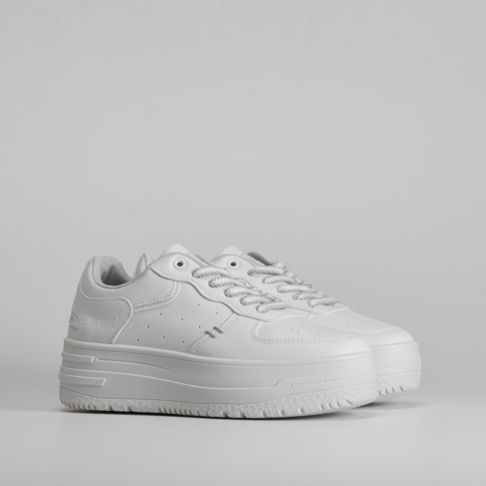 Deportiva plataforma básica blanca NYC