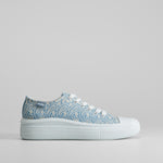 Zapatilla lona tejido plataforma NYC