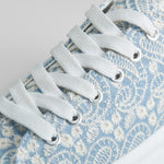 Zapatilla lona tejido plataforma NYC