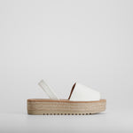 Sandalia menorquina con plataforma NYC