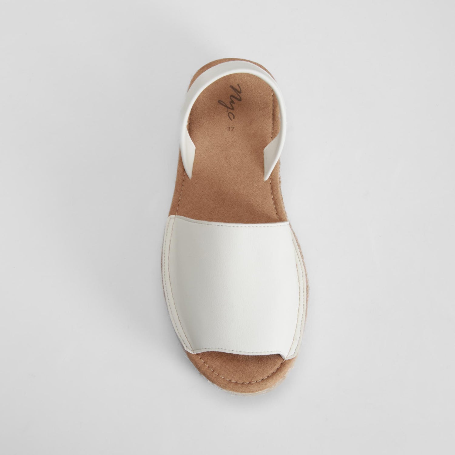 Sandalia menorquina con plataforma NYC
