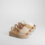 Sandalia menorquina con plataforma NYC