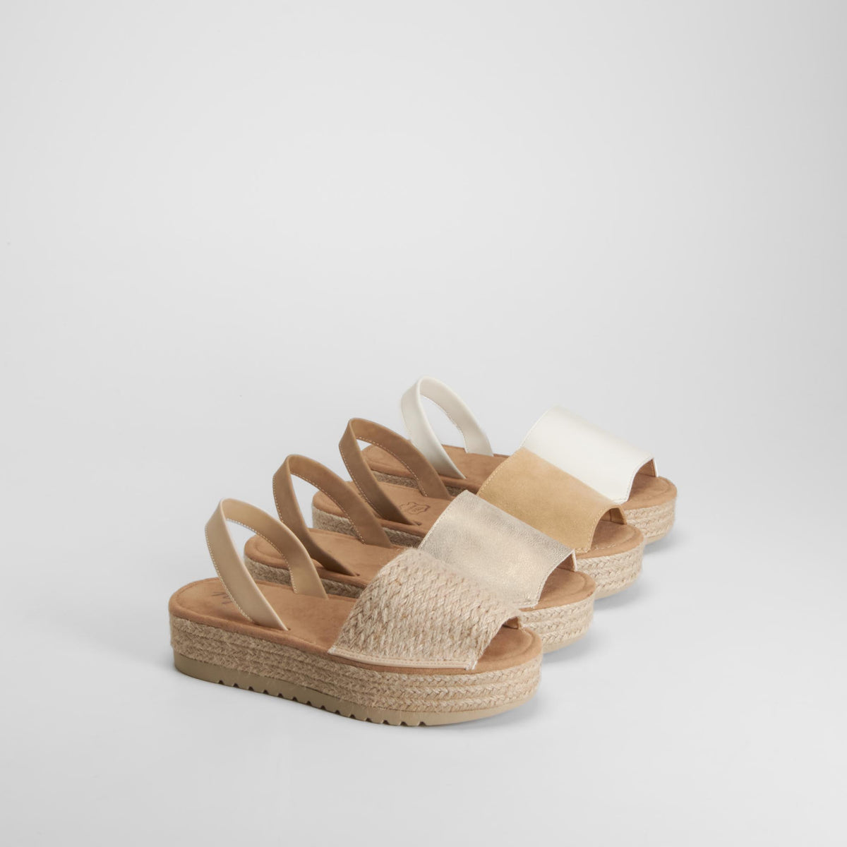 Sandalia menorquina con plataforma NYC