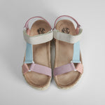 Sandalia bio con plataforma multicolor NYC