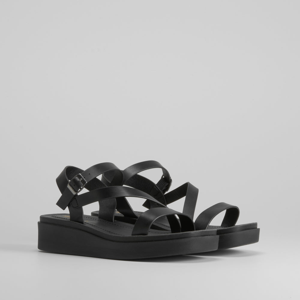 Sandalia plataforma tira diagonal SENDA ROAD